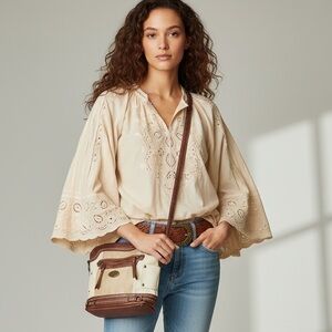 b.o.c Born Concepts Crossbody 3-Tone Purse